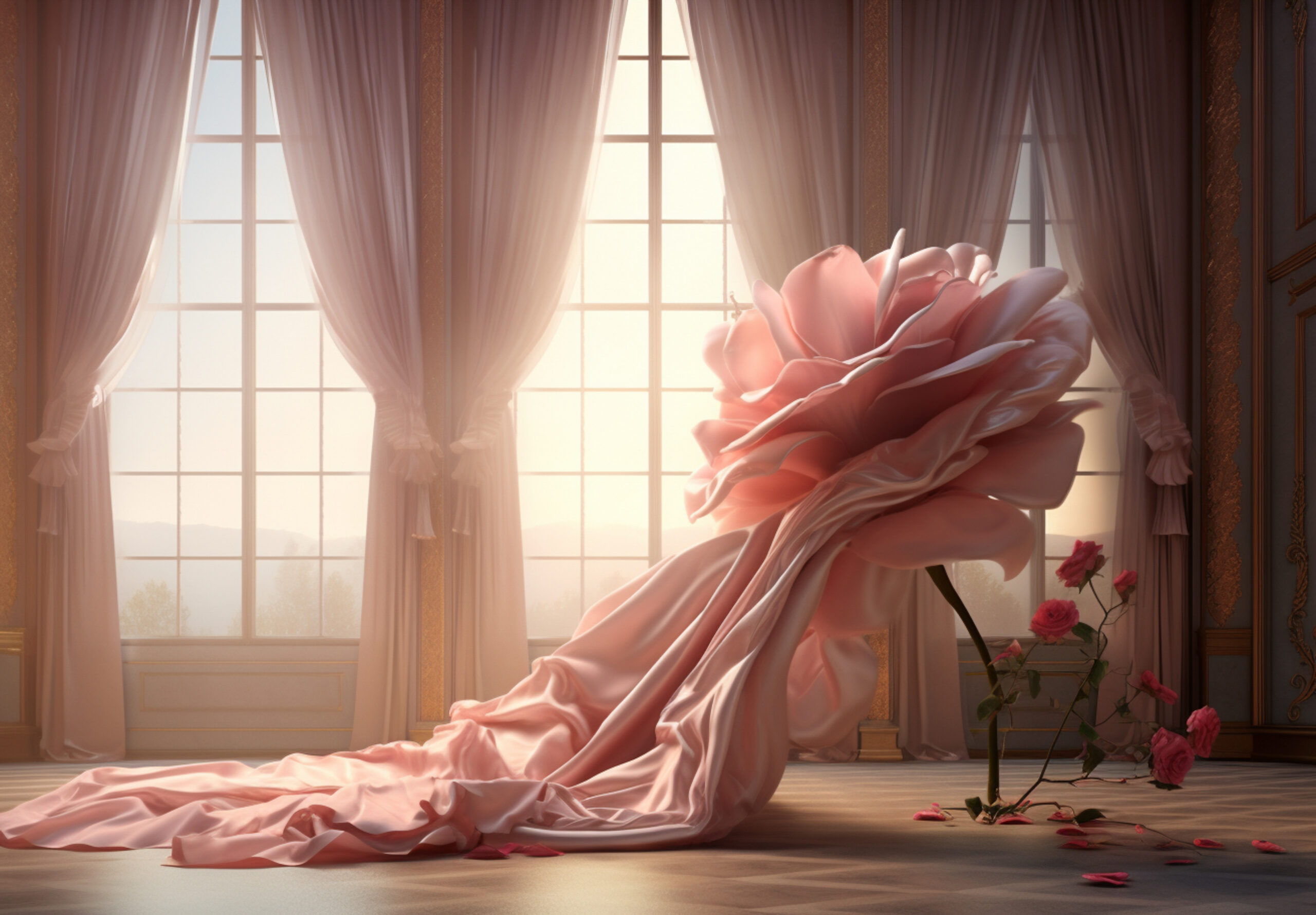 Floral Curtains